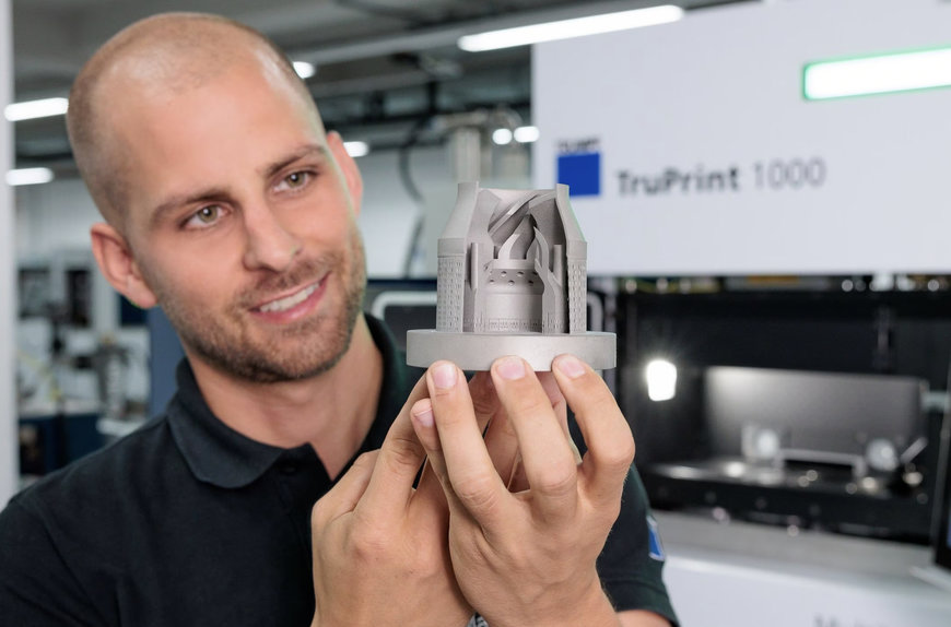 La impresión 3D sin soportes de TRUMPF abre la puerta a nuevas aplicaciones y reduce el desperdicio
